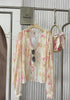 Summer Floral Print Loose V-Neck Tops